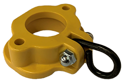 Cable grummet holder, yellow