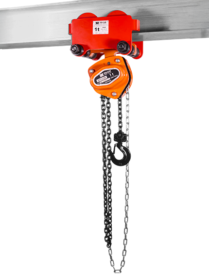 Nova Low headroom trolley and chain block