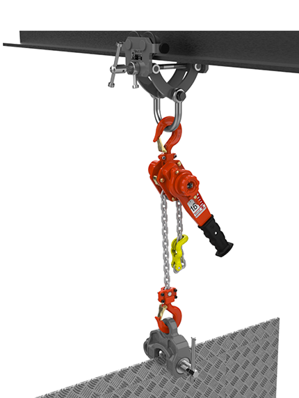 L5QP ratchet puller and plate